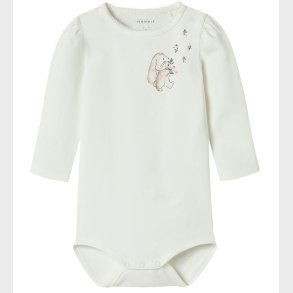 Name It Body l/ - NbfHannah - Cloud Dancer m. Print