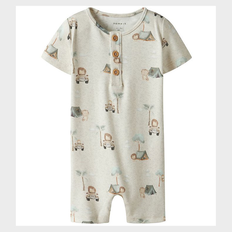 Name It Sommerdragt - NbmHelp - Peyote Melange m. Print