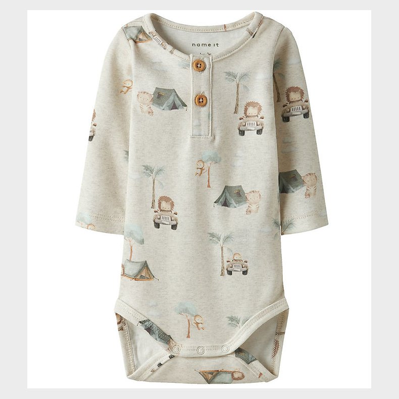 Name It Body l/ - NbmHelp - Peyote Melange m. Print