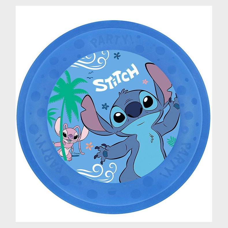 Decorata Party Plastiktallerkner - 4-pak - 21 cm - Stitch & Ange