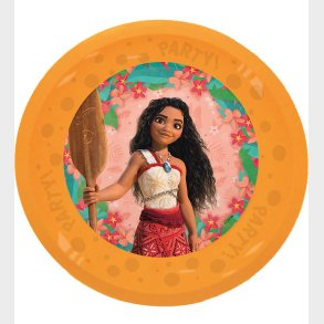 Decorata Party Plastiktallerkner - 4-pak - 21cm - Moana II
