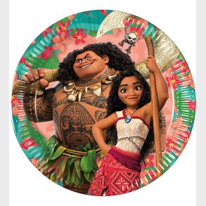 Decorata Party Paptallerkner - 8-pak - 20cm - Moana II