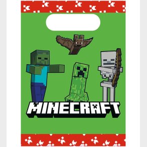 Decorata Party Slikpose - 4-pak - Minecraft