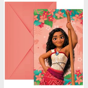 Decorata Party Invitationer - 6-pak - Moana II