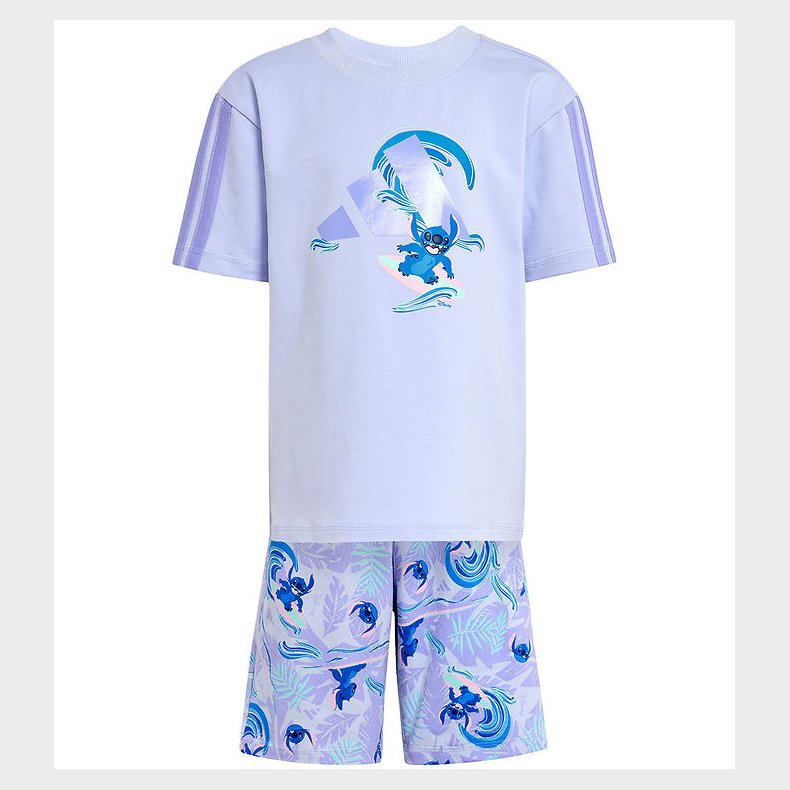 adidas Performance Sweatst - Stitch - LK DY LS T - VIOTON/LPURP