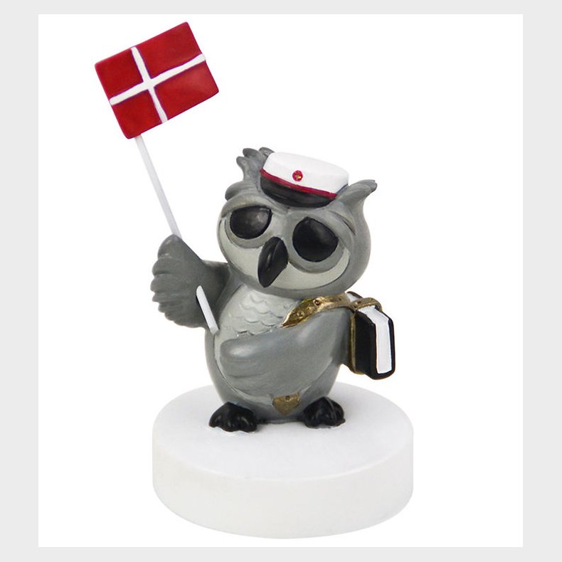 Kids by Friis Ugle m. Bog Og Flag - R�d