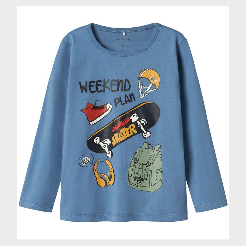 Name It Bluse - NmmPlasse - Coronet Blue