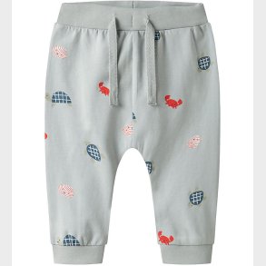 Name It Bukser - NbmVroels - Pearl Blue/Sea Animals