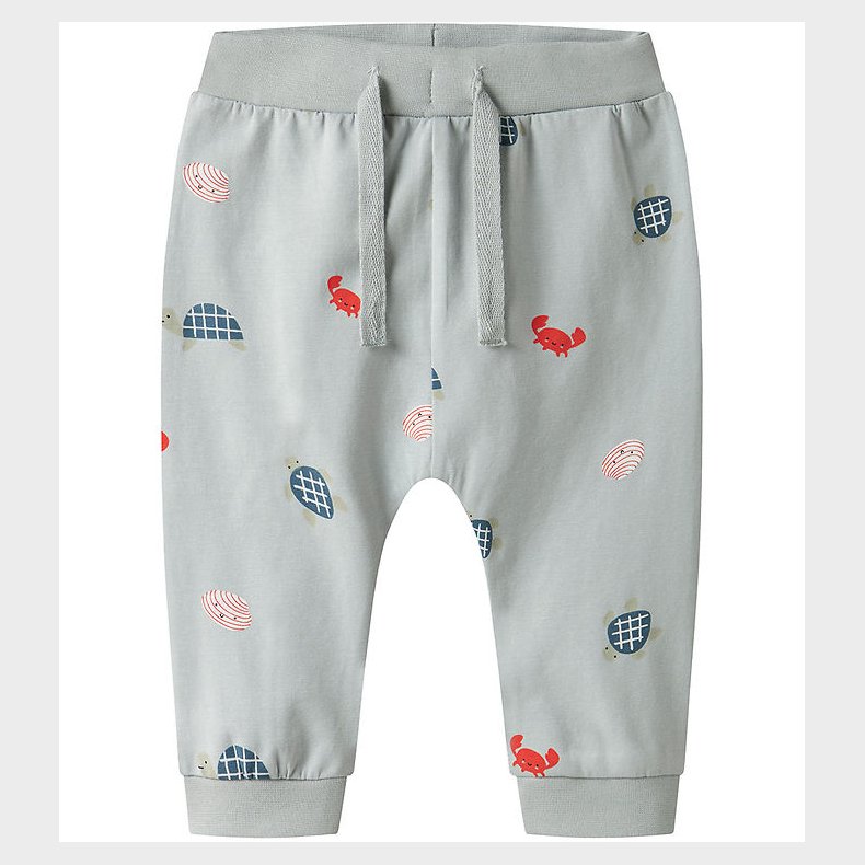 Name It Bukser - NbmVroels - Pearl Blue/Sea Animals