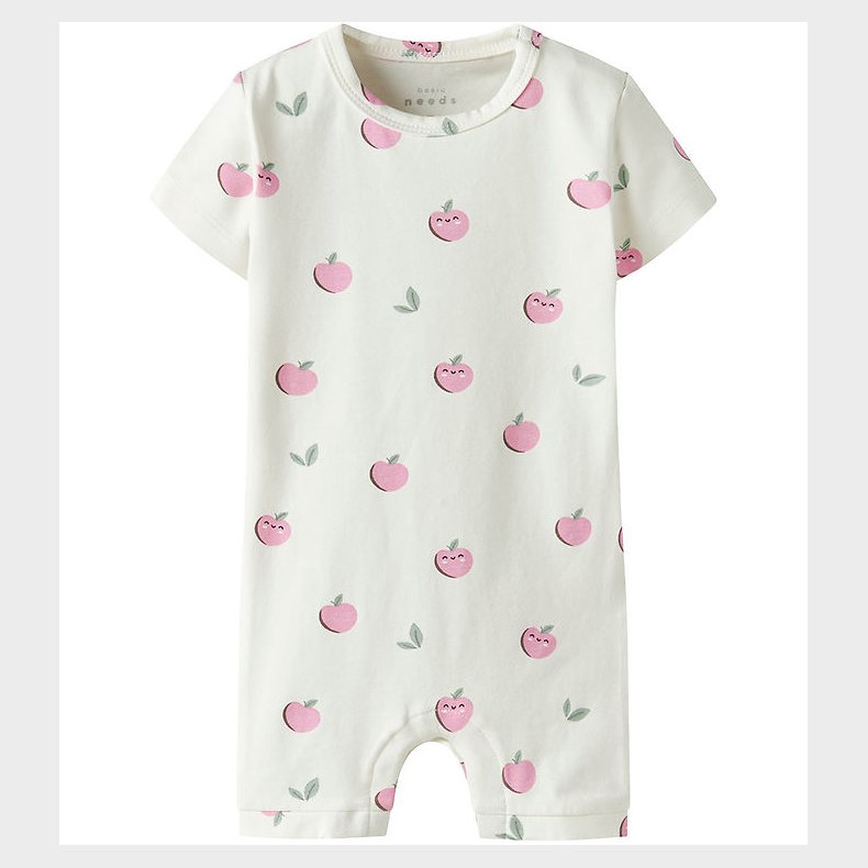 Name It Sommerdragt - NbfVandora - Cloud Dancer/Apples