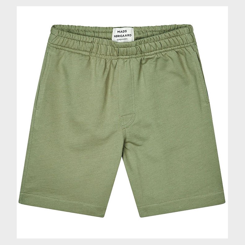 Mads Nrgaard Shorts - Light Terry Seano - Oil Green