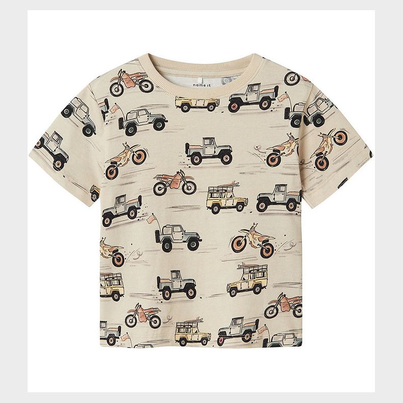 Name It T-shirt - NmmHelsa - Peyote m. Print