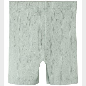 Name It Cykelshorts - NmfJsilke - Aqua Gray m. Hulmnster