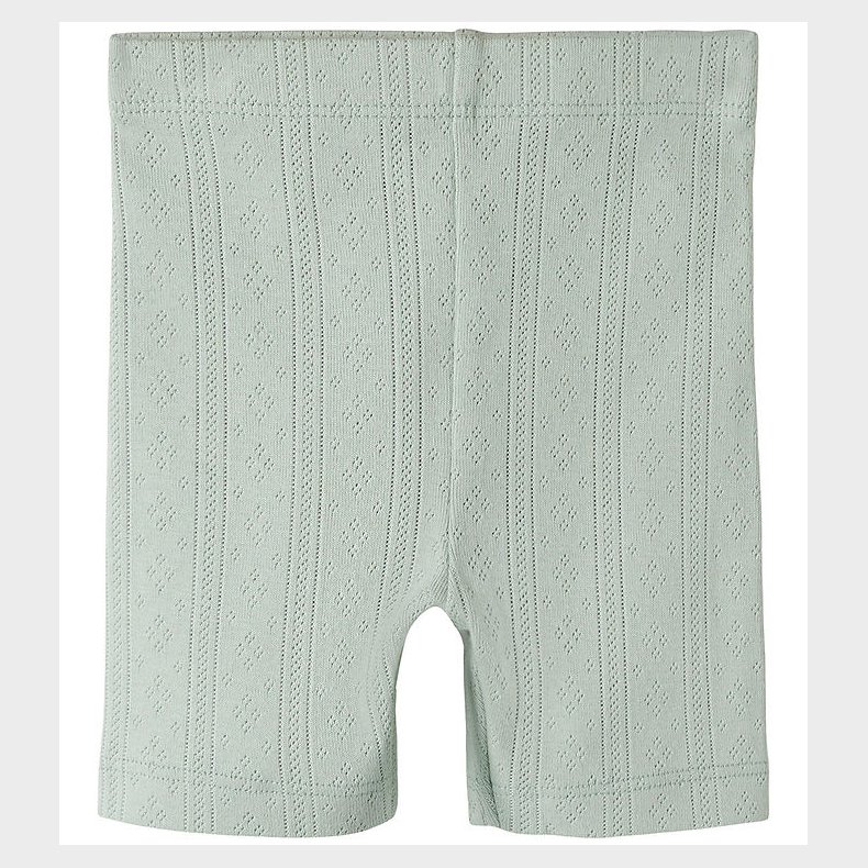 Name It Cykelshorts - NmfJsilke - Aqua Gray m. Hulmnster