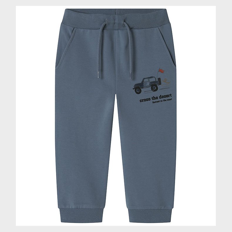 Name it Sweatpants - NmmHekar - Blue Mirage m. Print
