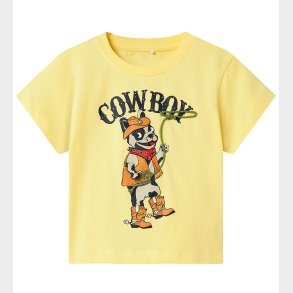 Name it T-shirt - NmmHuggi - Lemon Meringue