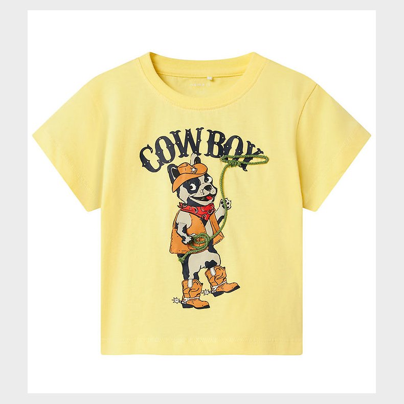 Name it T-shirt - NmmHuggi - Lemon Meringue
