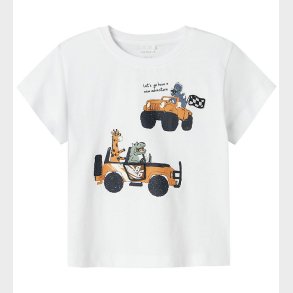 Name it T-shirt - NmmHuggi - Bright White