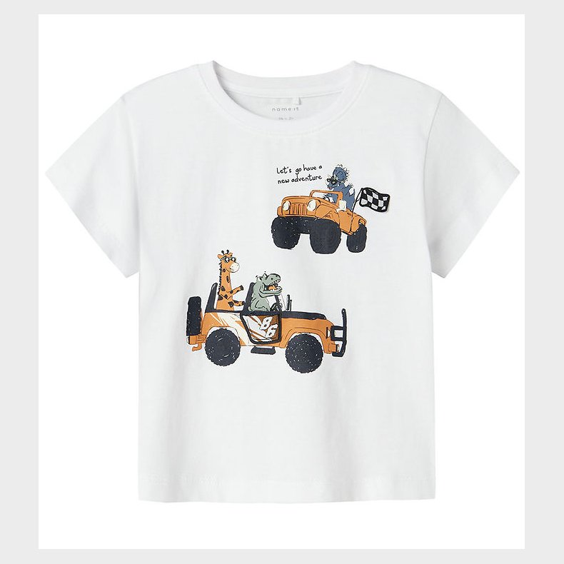 Name it T-shirt - NmmHuggi - Bright White