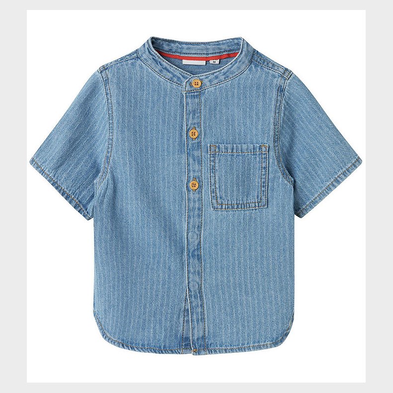 Name it T-shirt - NmmFido - Light Blue Denim/STRIPES