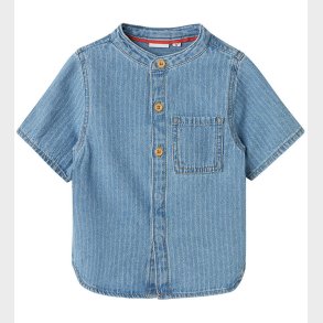 Name it T-shirt - NmmFido - Light Blue Denim/STRIPES