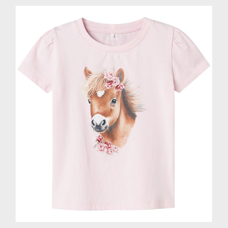 Name It T-shirt - NmfHani - Ballerina m. hest