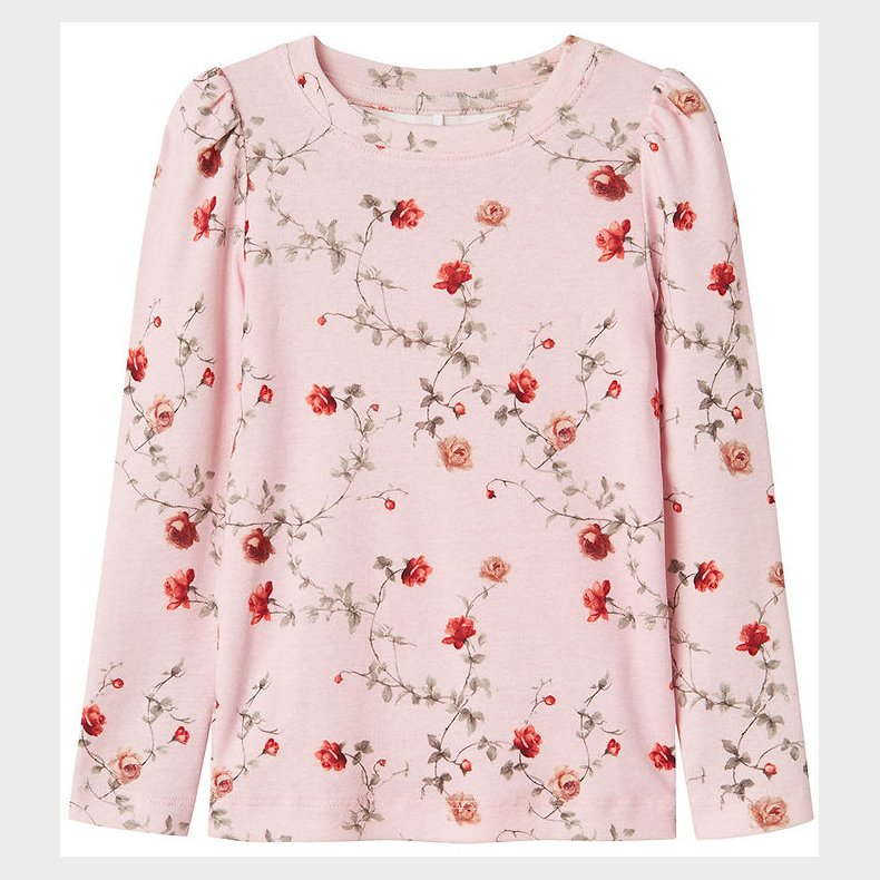 Name It T-shirt - NmfHerosa - Ballerina m. Blomster