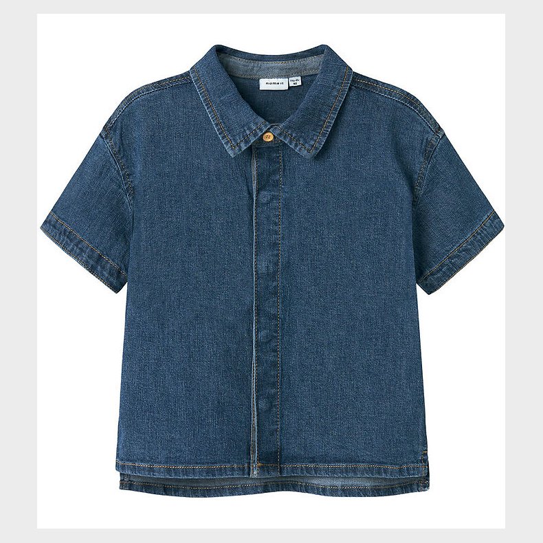 Name It Skjorte - NmmPeter - Dark Blue Denim