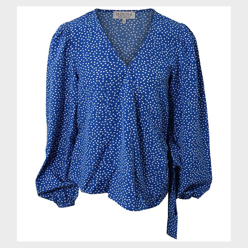 Hound Bluse - Wrap Top - Marine