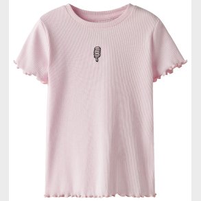 Name It T-shirt - Rib - NmfVivemma - Ballerina/Strawberry