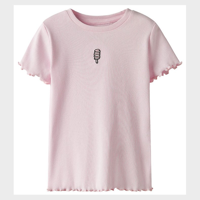 Name It T-shirt - Rib - NmfVivemma - Ballerina/Strawberry