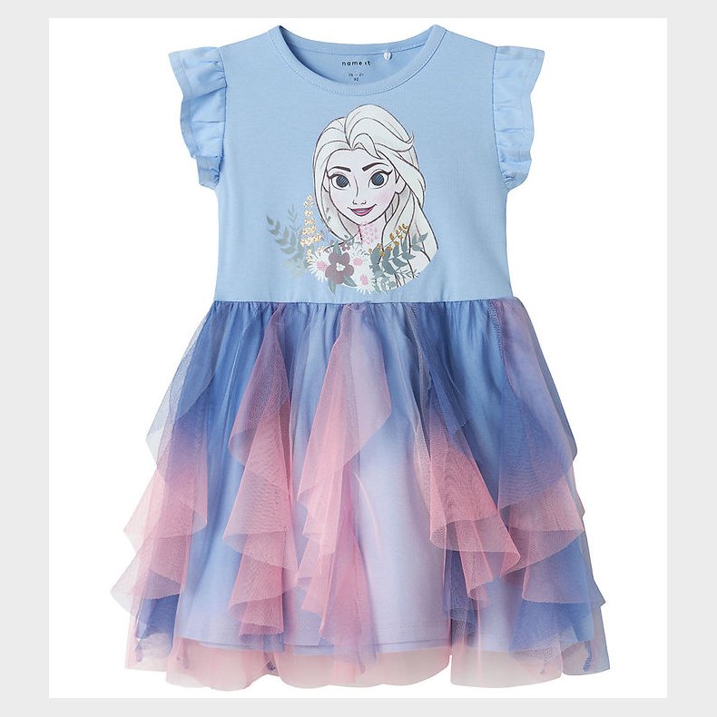 Name It Kjole - Tyl - NmfAblina Frozen - Serenity