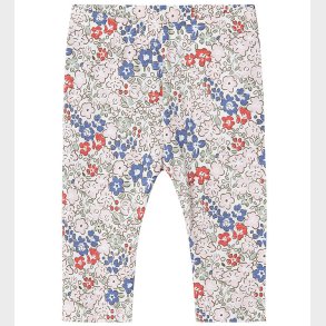 Name It Leggings - Modal - NmfHaile - Bright White m. Blomster