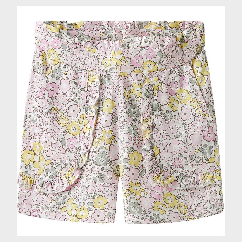 Name It Shorts - Modal - NmfHaile - Bright White/Lemon Meringue