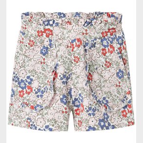 Name It Shorts - Modal - NmfHaile - Bright White m. Blomster