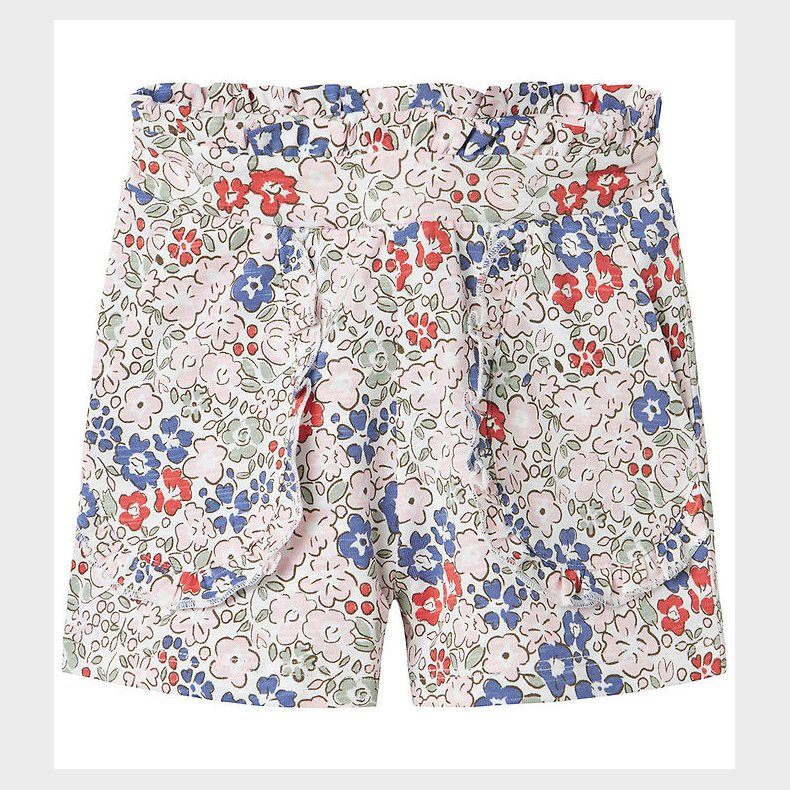 Name It Shorts - Modal - NmfHaile - Bright White m. Blomster