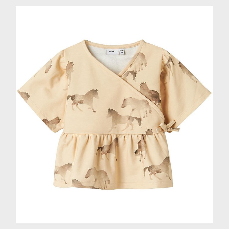 Name It T-shirt - Sweat - NmfHelva - Sun Kiss m. Heste