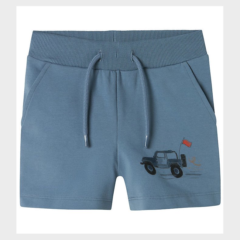 Name It Shorts - NmmHekar - Blue Mirage m. Print