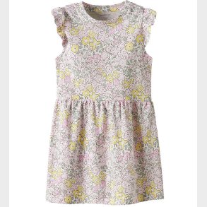 Name It Kjole - Modal - NmfHaile - Bright White/Lemon Meringue