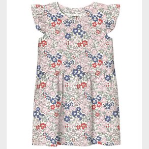 Name It Kjole - Modal - NmfHaile - Bright White m. Blomster