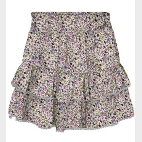 Kids Only Nederdel - KogGlow - Cloud Dancer/Ditsy Flowers