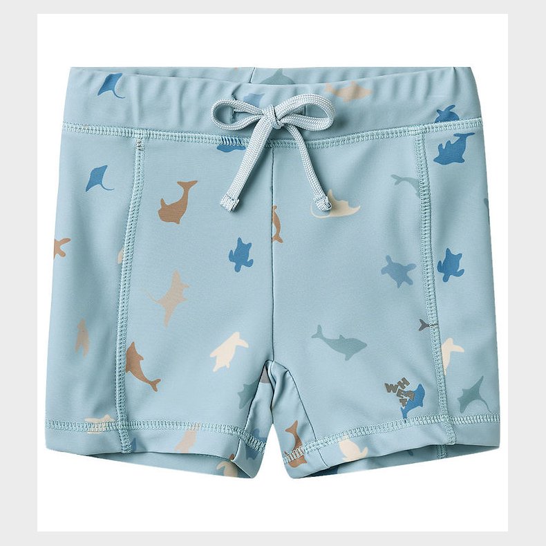 Wheat Badebukser - Ulrik - UV40+ - Soft Blue Sea Life