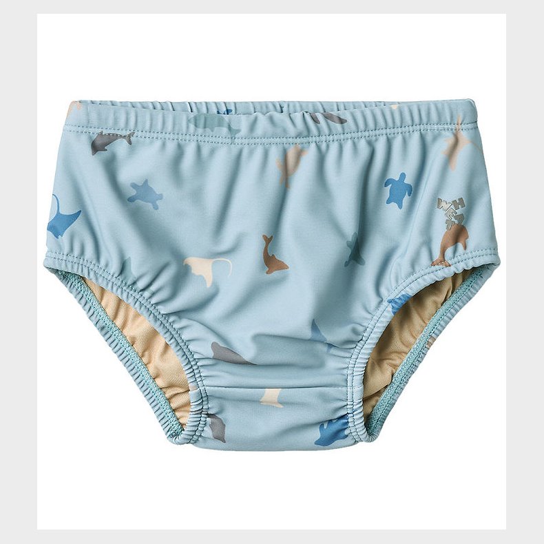 Wheat Blebadebukser - Philip - UV40+ - Soft Blue Sea Life