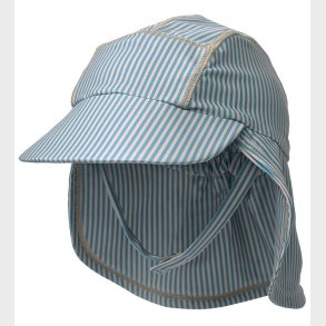 Wheat Badehat - Tonga - UV40+ - Blue Swim Stripe