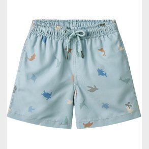 Wheat Badeshorts - Hansi - Soft Blue Sea Life