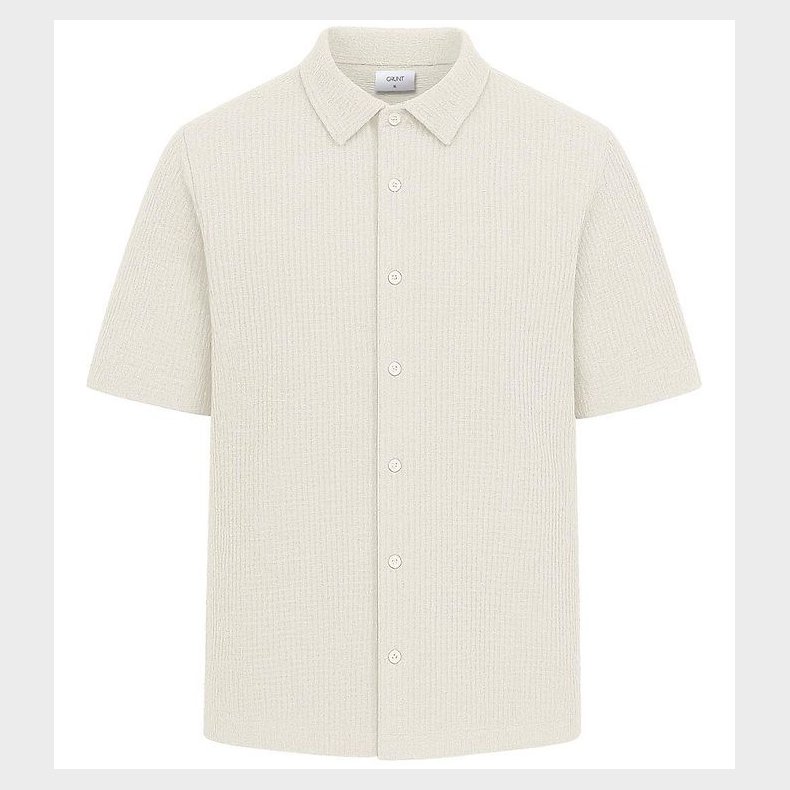 Grunt Skjorte k/ - Waffle - GRAlfred - Off White