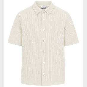 Grunt Skjorte k/ - Waffle - GRAlfred - Off White