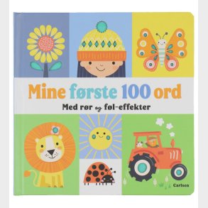 Forlaget Carlsen Bog - Mine F�rste 100 Ord Med R�r Og F�leffekte