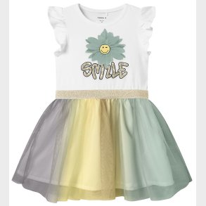 Name It Kjole - Tyl - NmfArnina - Bright White