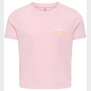 Kids Only T-shirt - KogAnnbell Sun Life - Roseate Spoonbi/Orange